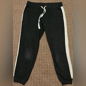 Striped Casual Sweatpants Adjustable With Pockets - S American Eagle